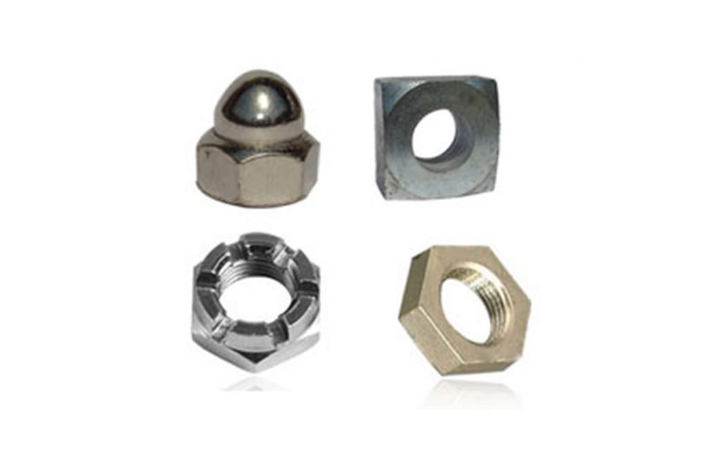 Dome-Nut,-Square-Nut,-Castle-Nut,-Check-Nut